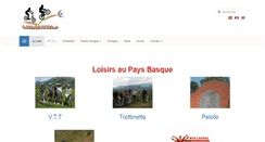 Desktop Screenshot of loisirs-paysbasque.com