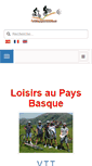 Mobile Screenshot of loisirs-paysbasque.com