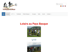 Tablet Screenshot of loisirs-paysbasque.com